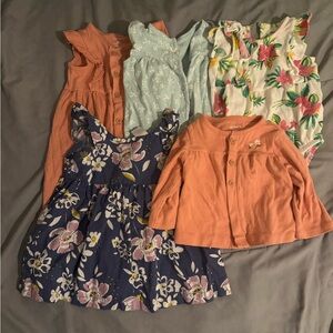 Great Condition! 5 Girls Outfits, 6 Months